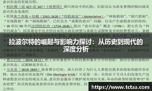 拉波尔特的崛起与影响力探讨：从历史到现代的深度分析